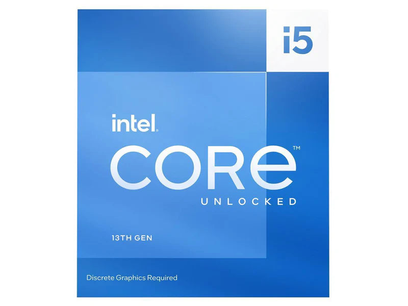 Intel i5 13600KF CPU 3.9GHz 5.1GHz Turbo 13th Gen LGA1700 14-Cores 20-Threads 24MB 125W Graphic Card Required Retail Raptor Lake no Fan