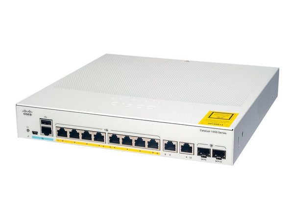 Cisco C1000-8T-2G-L Catalyst 1000 8 Port GE 2X1G SFP Switch