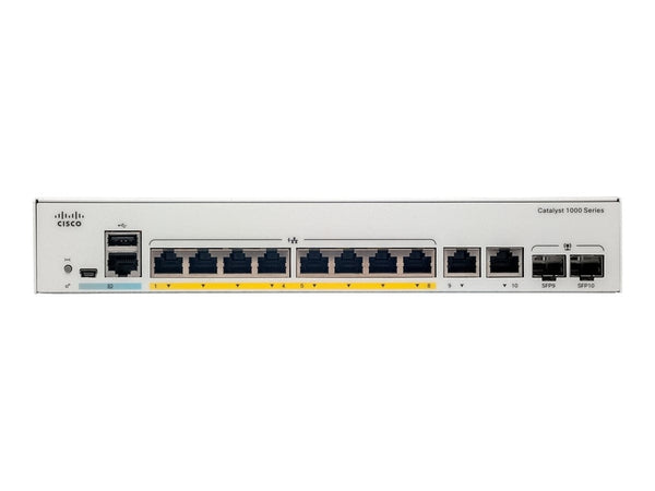 Cisco C1000-8T-2G-L Catalyst 1000 8 Port GE 2X1G SFP Switch