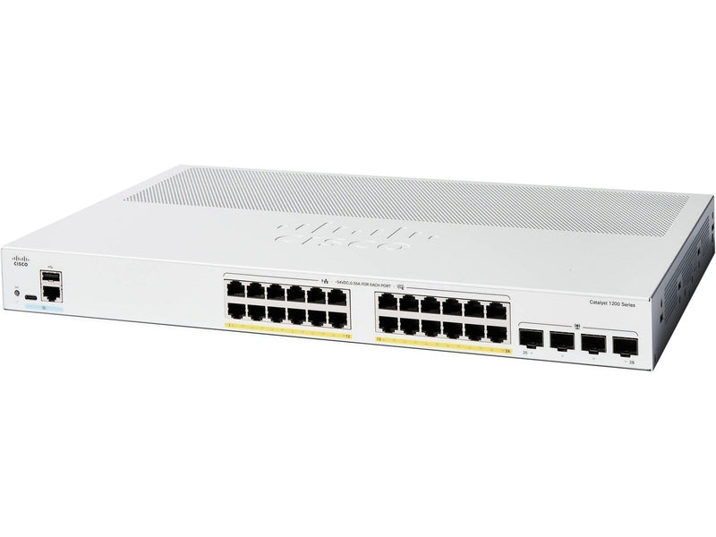 Cisco Catalyst 1200 24-port GE PoE 4x1G SFP Switch