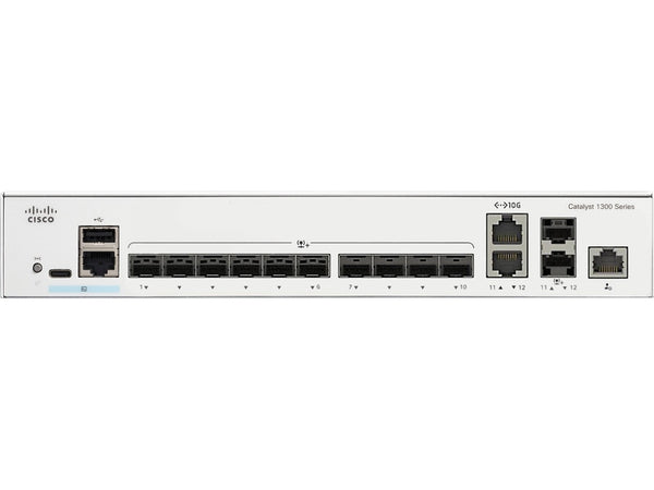 Cisco Catalyst 1300 4-port 2.5GE 4-port GE PoE 2x10G SFP+ Switch