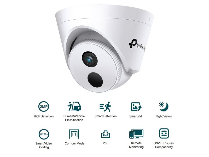 TP-Link C420I VIGI 2MP IR Turret Network Camera - 4mm