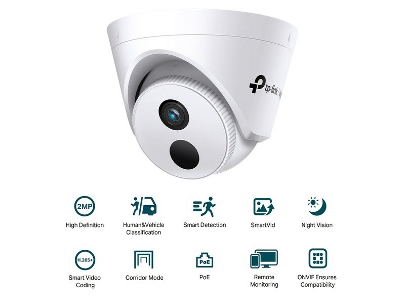 TP-Link C420I VIGI 2MP IR Turret Network Camera - 4mm