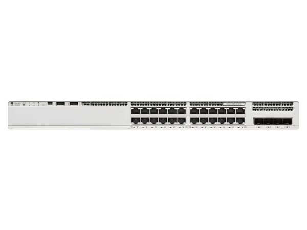 Cisco Catalyst 9200L, 24-Port Managed Switch with 8 MultiGigabit Ethernet, 16 GE PoE+ and 4 SFP+, 370W Power Budget Ports, Network Advantage