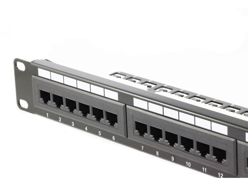 24 Port CAT6 Patch Panel with Cable Management