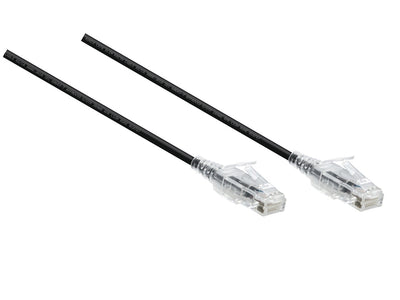 Konix 0.15M Slim CAT6 UTP Patch Cable LSZH in Black