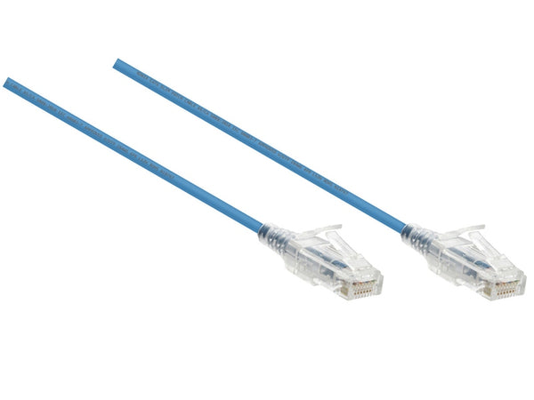 Konix 0.3M Slim CAT6 UTP Patch Cable LSZH in Blue