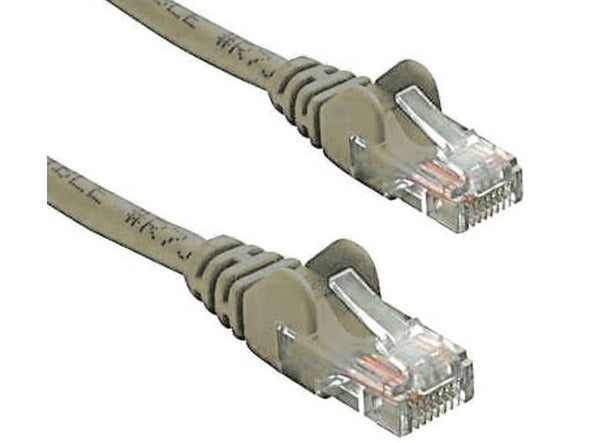 8ware CAT5e Cable 25cm / 0.25m - Grey Color Premium RJ45 Ethernet Network LAN UTP Patch Cord 26AWG CU Jacket