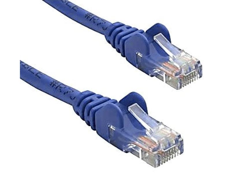 8ware CAT5e Cable 50m - Blue Color Premium RJ45 Ethernet Network LAN UTP Patch Cord 26AWG CU Jacket