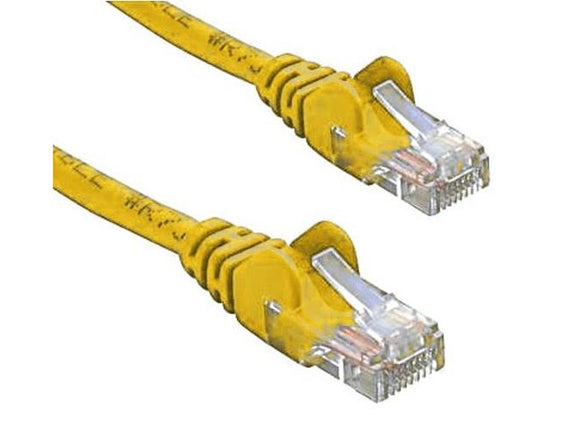 8ware CAT5e Cable 5m - Yellow Color Premium RJ45 Ethernet Network LAN UTP Patch Cord 26AWG CU Jacket