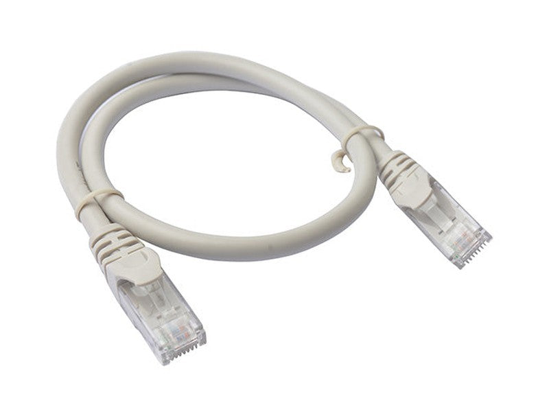 8Ware CAT6A Cable 0.25m 25cm - Grey Color RJ45 Ethernet Network LAN UTP Patch Cord Snagless