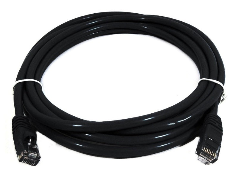 8Ware CAT6A Cable 0.5m 50cm - Black Color RJ45 Ethernet Network LAN UTP Patch Cord Snagless