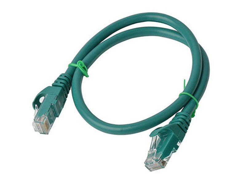 8Ware CAT6A Cable 0.5m 50cm - Green Color RJ45 Ethernet Network LAN UTP Patch Cord Snagless