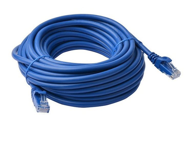 8Ware CAT6A Cable 15m - Blue Color RJ45 Ethernet Network LAN UTP Patch Cord Snagless