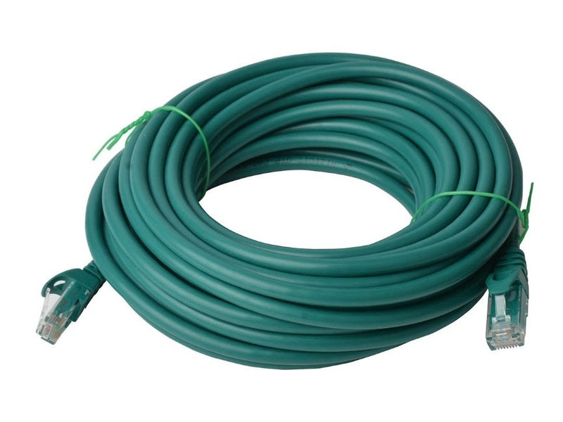 8Ware CAT6A Cable 30m - Green Color RJ45 Ethernet Network LAN UTP Patch Cord Snagless