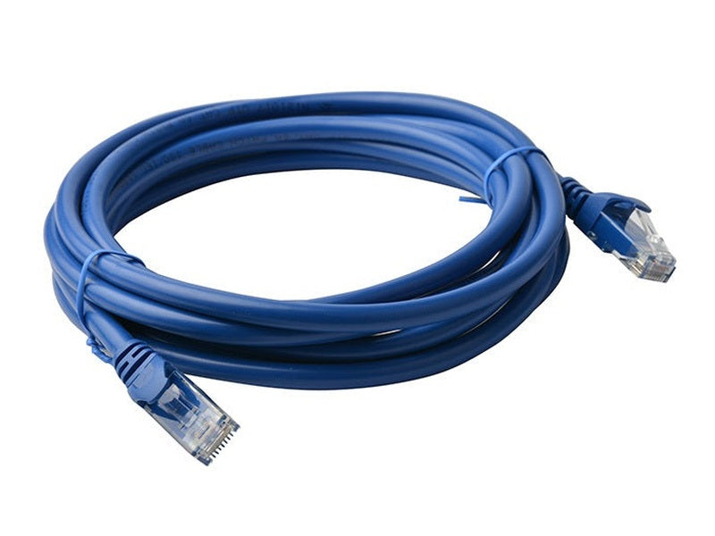 8Ware CAT6A Cable 5m - Blue Color RJ45 Ethernet Network LAN UTP Patch Cord Snagless