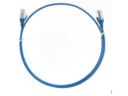 8ware CAT6 Thin Cable 1.5m / 150cm - Blue Color Premium RJ45 Ethernet Network LAN UTP Patch Cord 26AWG