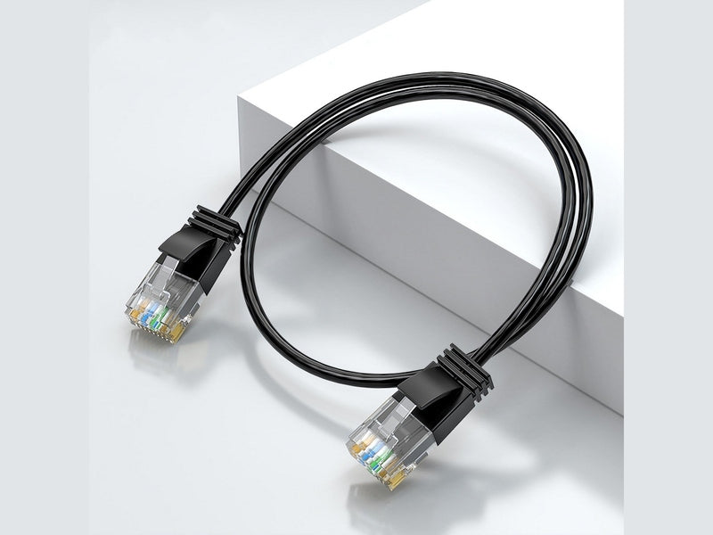 Simplecom CAE610 Ultra Slim Flexible Cat6A UTP Ethernet Cable 10Gbps 1M