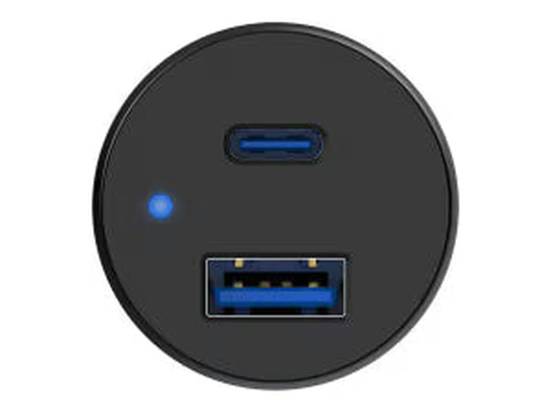 Comsol 65W Dual Port USB-A + USB-C Car Charger + 1M USB-C Cable - CC265