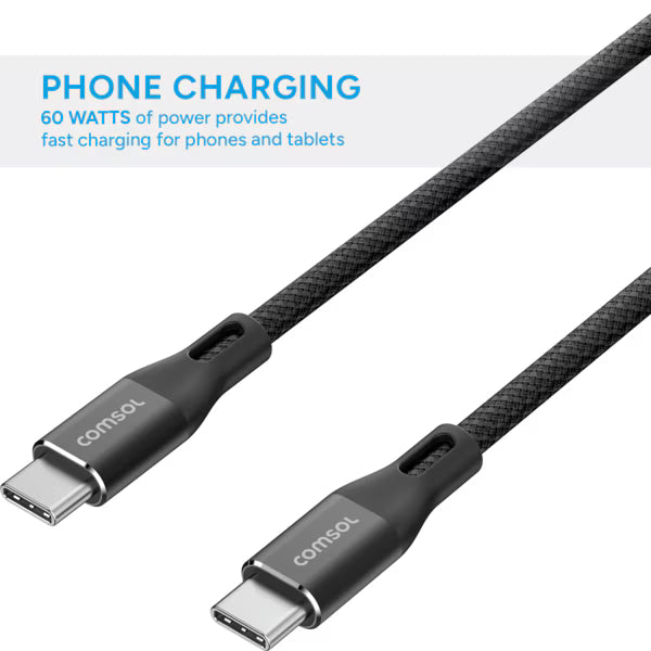 3m USB-C to USB-C Cable - Black