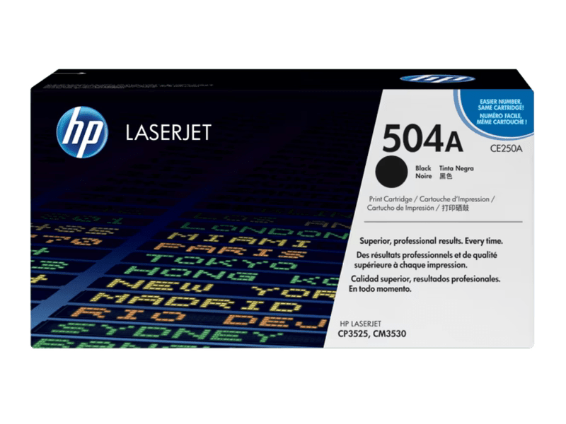 HP CP3525/CM3530 BLACK CARTRIDGE