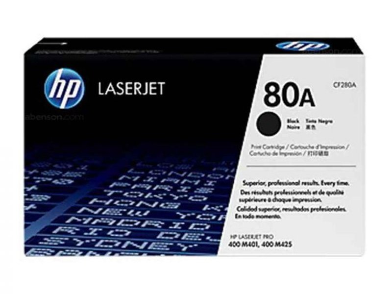 HP 80A Black Toner M401 M425 CP3525 Compatible Printers