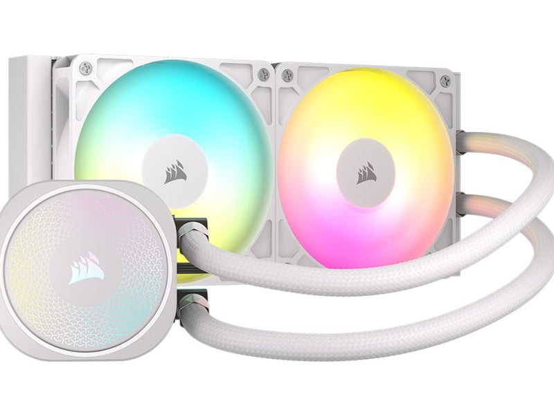 Corsair NAUTILUS 240 RS ARGB 240mm Liquid CPU Cooler - White