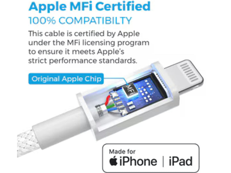 2m USB-C to Apple Lightning Cable - CLFP20WH