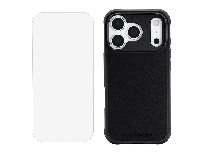 Case-Mate Case & Screen Protection Pack w/MagSafe - For iPhone 17 Pro - Black Case
