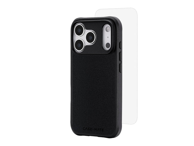 Case-Mate Case & Screen Protection Pack w/MagSafe - For iPhone 17 Pro - Black Case
