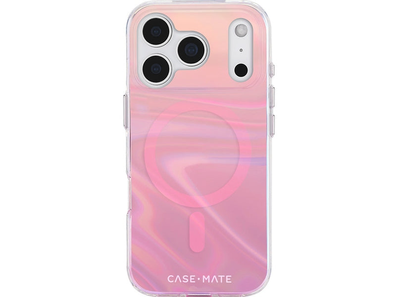 Case-Mate Peach Bubble MagSafe Case - For iPhone 17 Pro - Iridescent