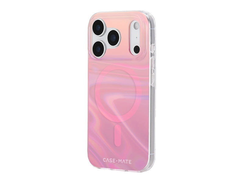 Case-Mate Peach Bubble MagSafe Case - For iPhone 17 Pro - Iridescent