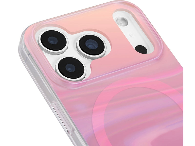 Case-Mate Peach Bubble MagSafe Case - For iPhone 17 Pro - Iridescent