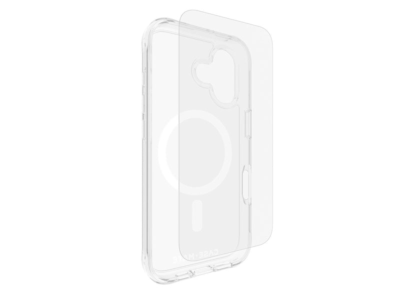 Case-Mate Case & Screen Protection Pack w/MagSafe - For iPhone 17 - Clear Case