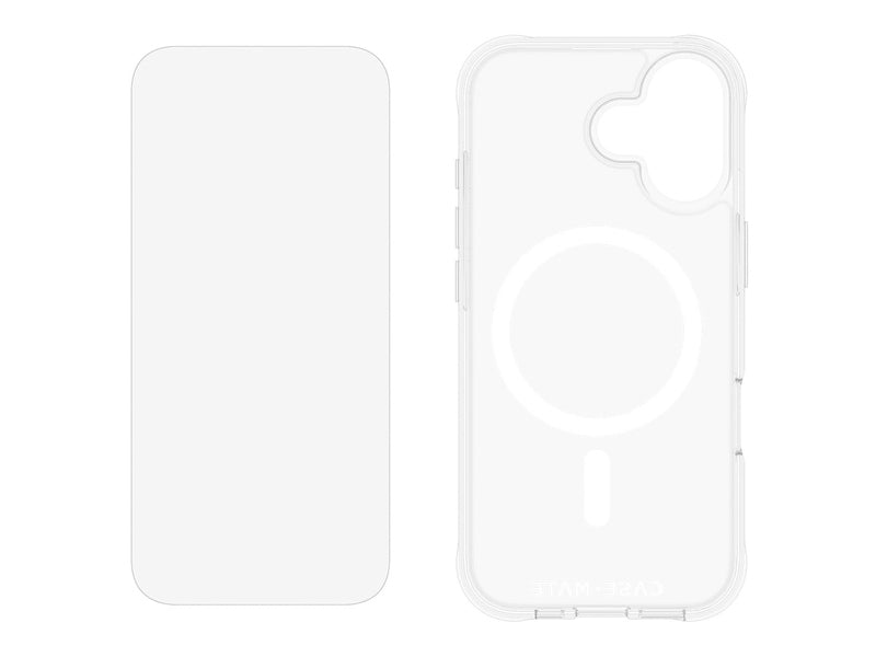 Case-Mate Case & Screen Protection Pack w/MagSafe - For iPhone 17 - Clear Case