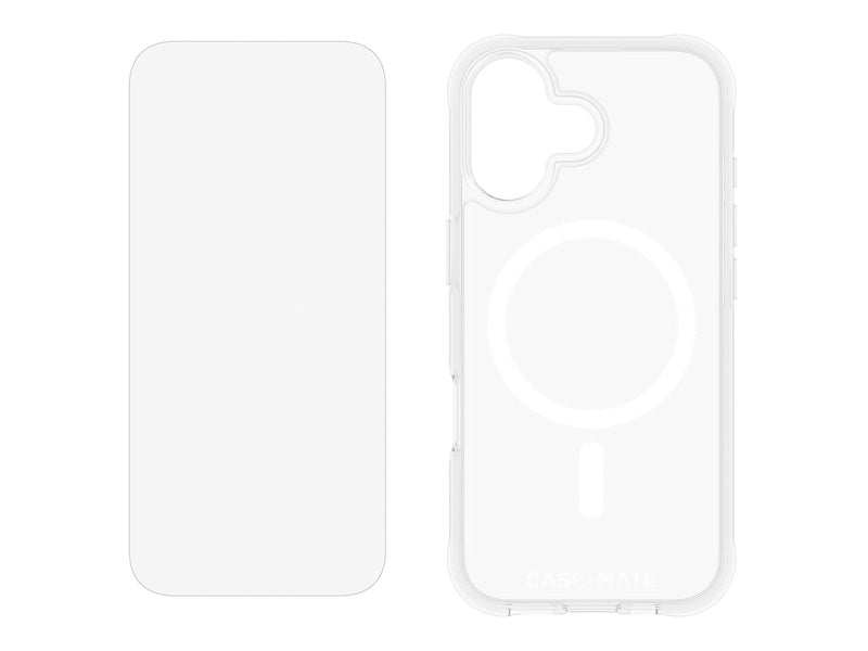 Case-Mate Case & Screen Protection Pack w/MagSafe - For iPhone 17 - Clear Case