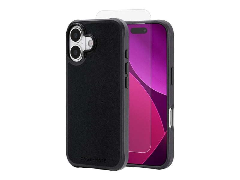 Case-Mate Case & Screen Protection Pack w/MagSafe - For iPhone 17 - Black Case