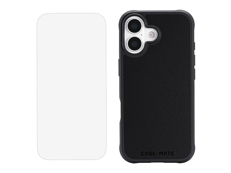 Case-Mate Case & Screen Protection Pack w/MagSafe - For iPhone 17 - Black Case