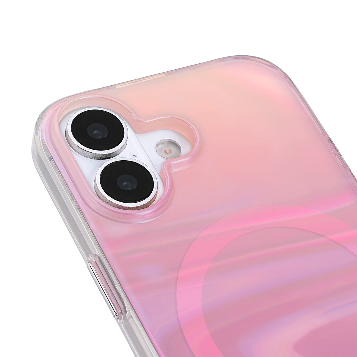 Case-Mate Peach Bubble MagSafe Case - For iPhone 17 - Iridescent