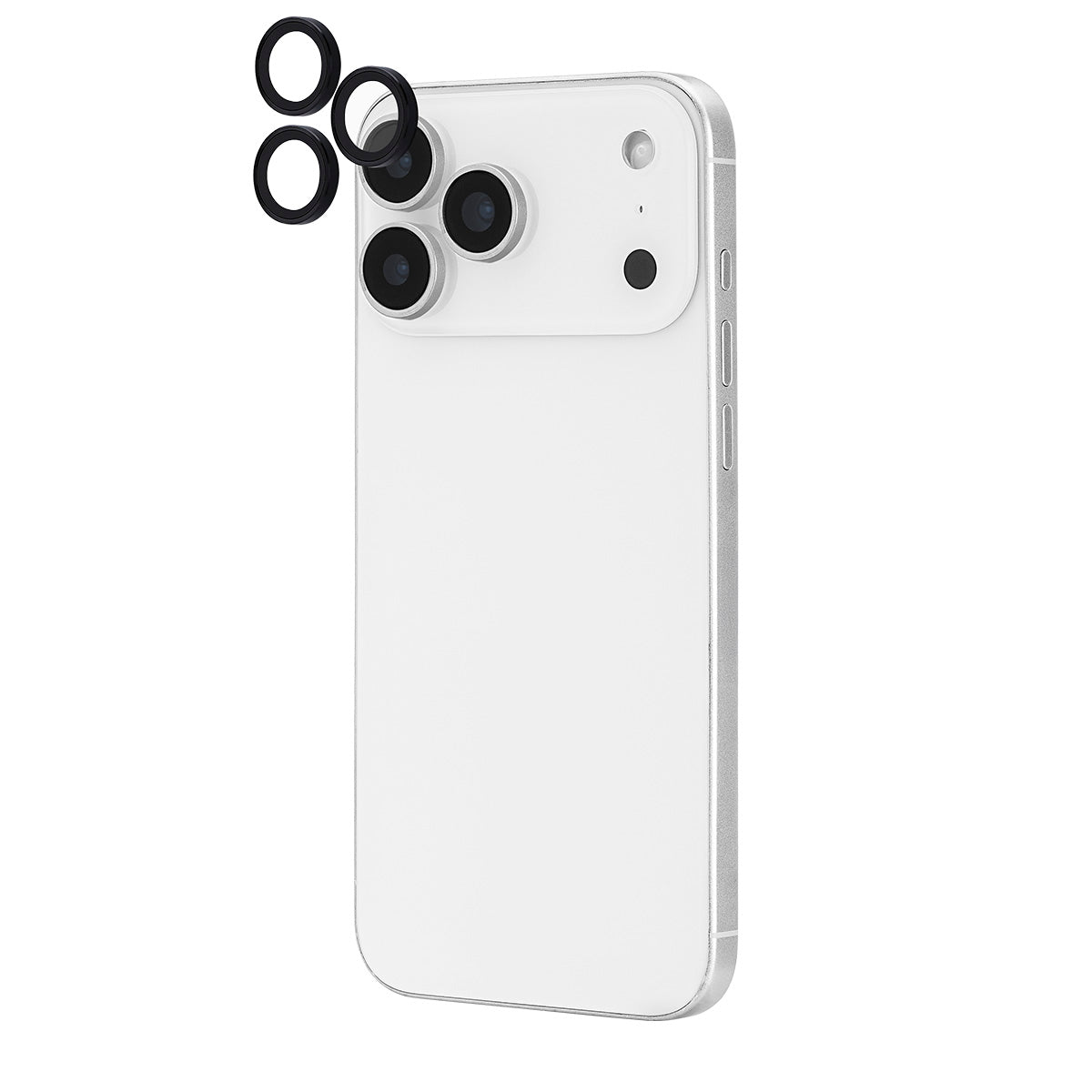 Case-Mate Aluminium Ring Lens Protector - For iPhone 17 Pro / 17 Pro Max - Black