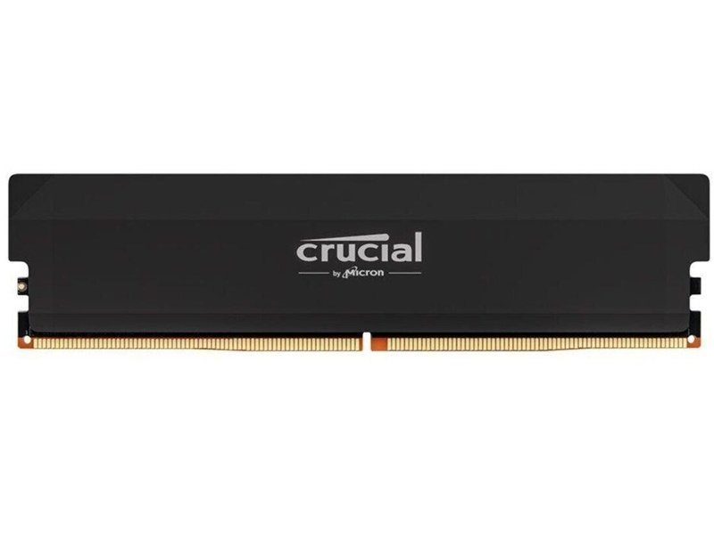 Crucial Pro 16GB 1x16GB 16GB DDR5 UDIMM 6000MHz CL36 Black Heat Spreader Memory