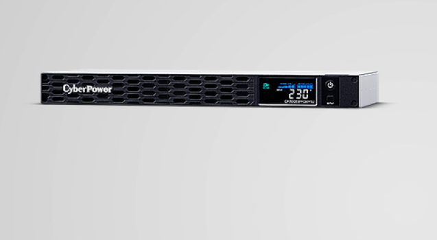 CyberPower PFC 1U Rackmount UPS LCD 600VA / 360W 1U Line Interactive UPS