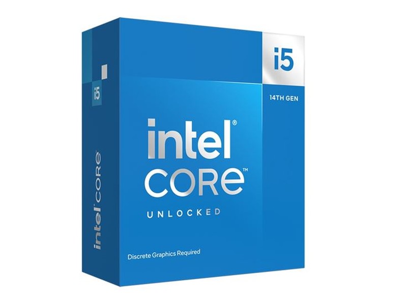 Intel i5 14600KF CPU 4.0GHz 5.3GHz Turbo 14th Gen LGA1700 14-Cores 20-Threads 24MB 125W Graphic Card Required Unlocked Retail Raptor Lake no Fan