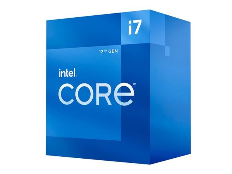 Intel i7 12700F CPU 3.6GHz 4.9GHz Turbo 12th Gen LGA1700 12-Cores 20-Threads 25MB 65W Graphic Card Required Retail Box Alder Lake with fan