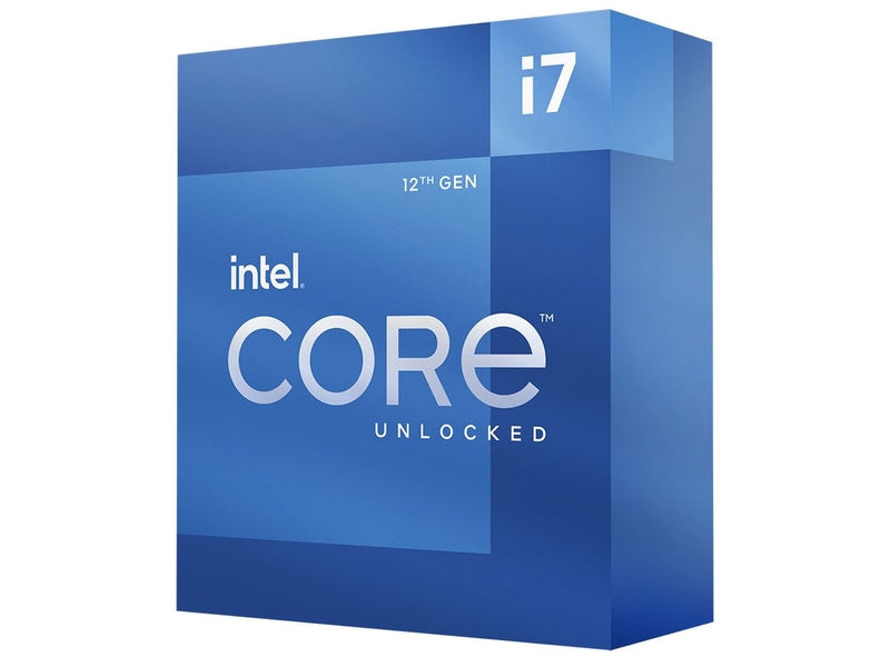 Intel i7 12700K CPU 3.6GHz 5.0GHz Turbo 12th Gen LGA1700 12-Cores 20-Threads 25MB 125W UHD Graphic 770 Unlocked Retail Box Alder Lake no Fan