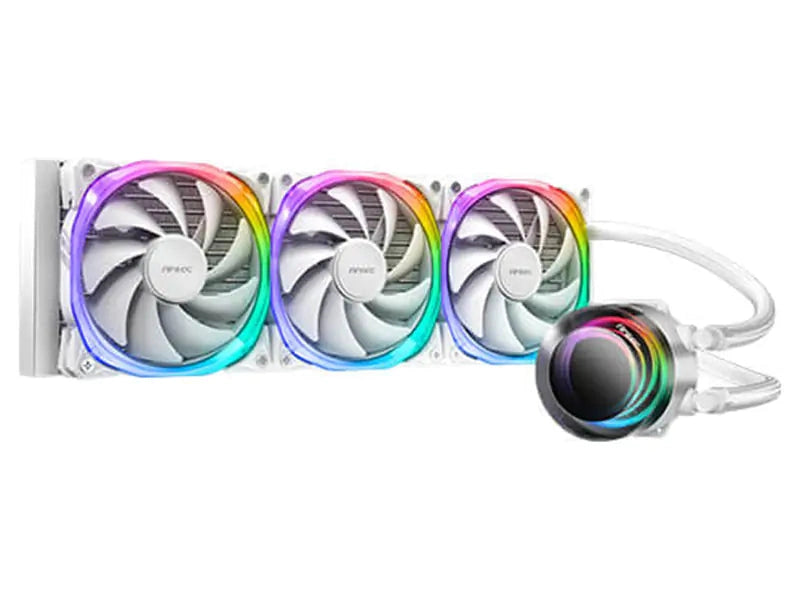 Antec Vortex 360mm ARGB AIO Liquid CPU Cooler - White VORTEX 360A RGB W