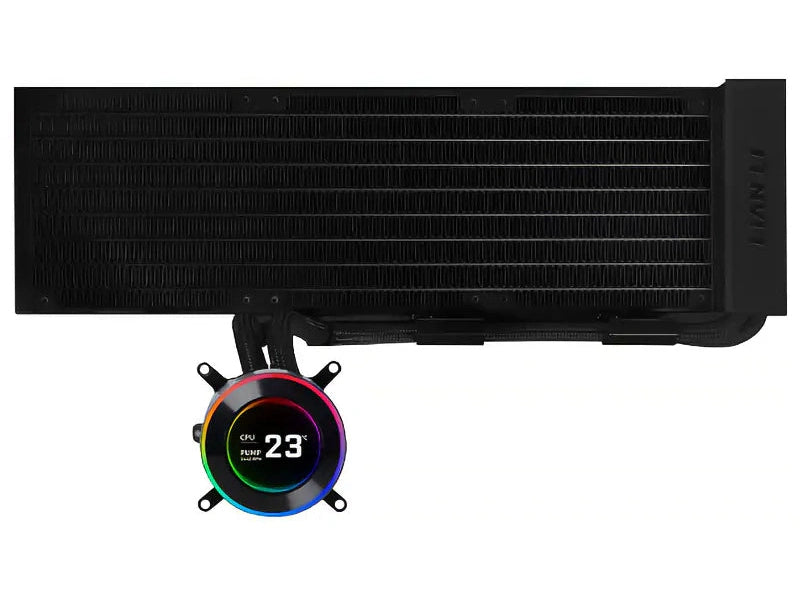 Lian Li Hydroshift II LCD-C 360N 320 Fanless CPU Cooler - Black GHS2LCD36B