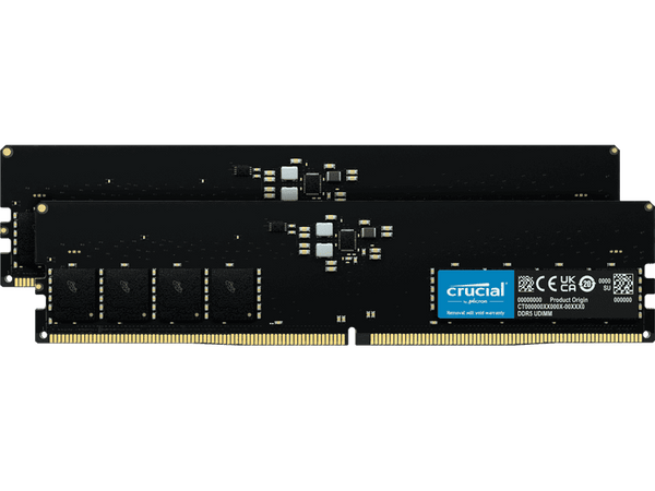Crucial 32GB 16GBx2 Kit DDR5 Desktop Memory PC5-38400 4800MHz Unranked
