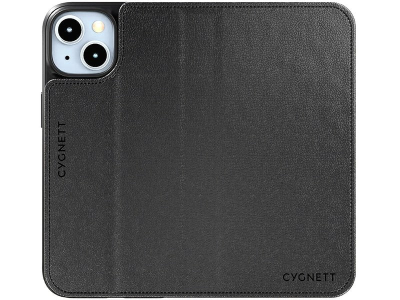 Cygnett UrbanWallet iPhone 15 Leather Wallet Case Black