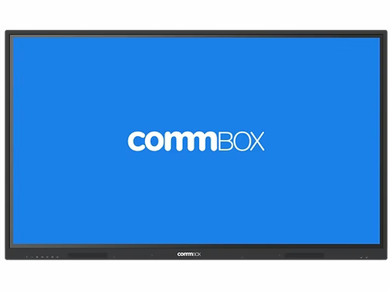 CommBox 75" CBIN75 4K LCD Interactive Display NEO, 40-point multi-touch NEOCORE OS 5-year AU/NZ swap-out Warranty